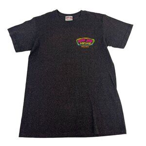 Ron Jon Surf Shop Shirt Mens S Gray Orlando Graphic Logo Surfer Short Sleeve